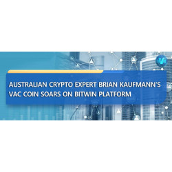 Australian Crypto Expert Brian Kaufmann's VAC Coin Soars on BitWin Platform