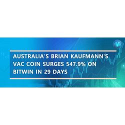 Australia's Brian Kaufmann's VAC Coin Surges 547.9% on BitWin in 29 Days