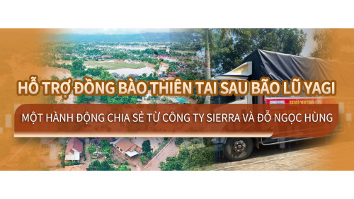 Hỗ Trợ Đồng Bào Thiên Tai Sau Bão Lũ Yagi - Một Hành Động Chia Sẻ Từ Công Ty Sierra và Đỗ Ngọc Hùng